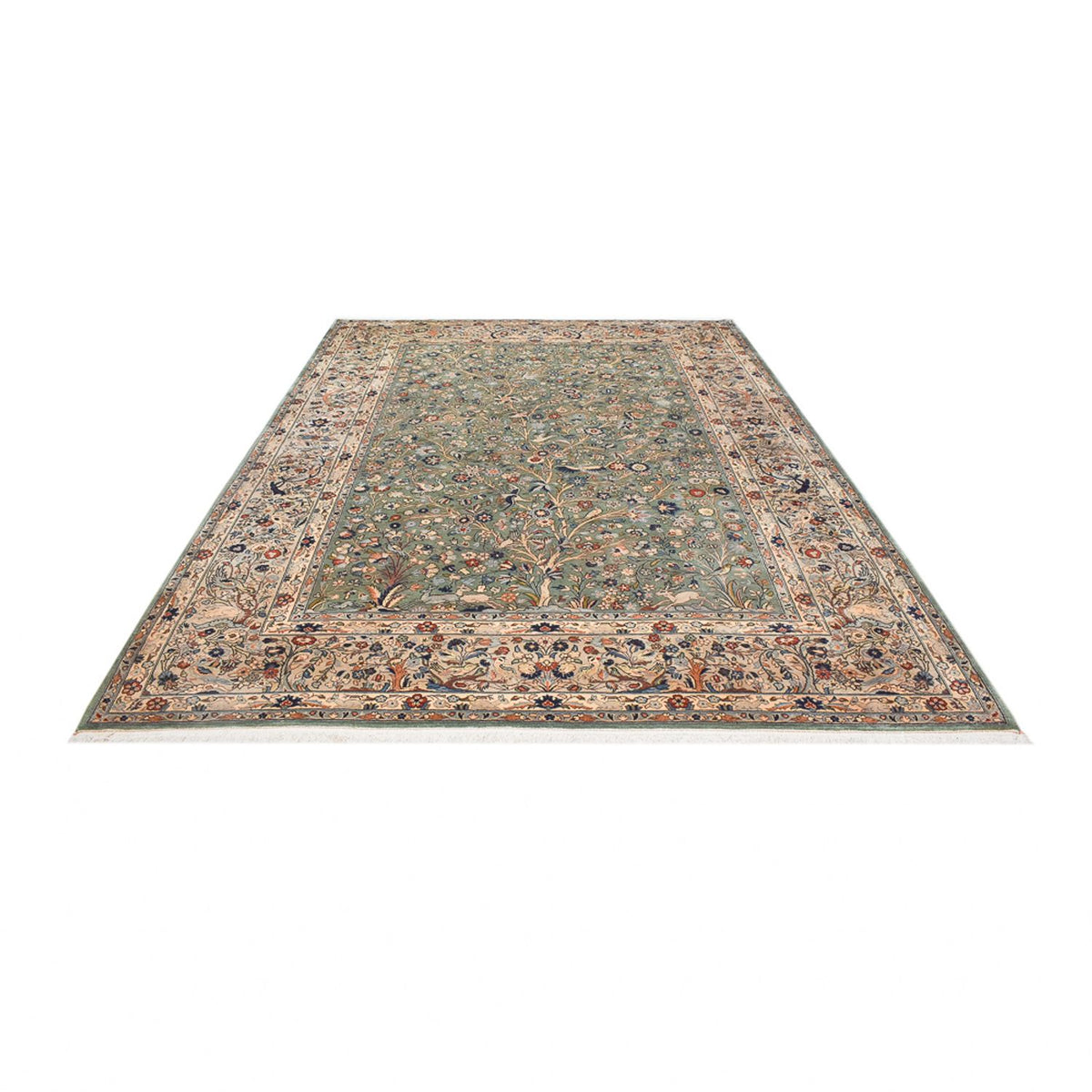 Alfombra persa - Keshan - 340 x 250 cm - arena