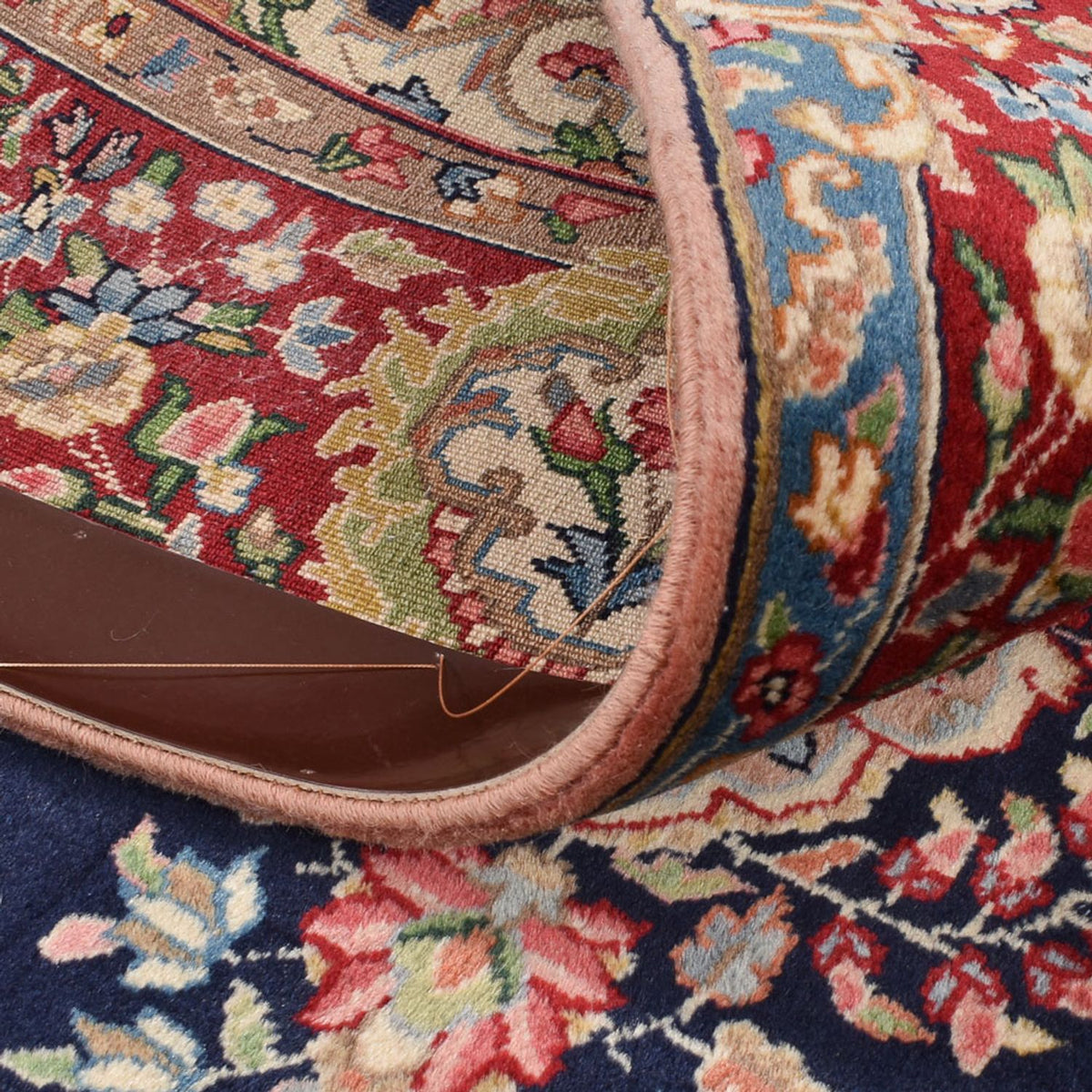 Alfombra persa - Real - 183 x 120 cm - azul oscuro