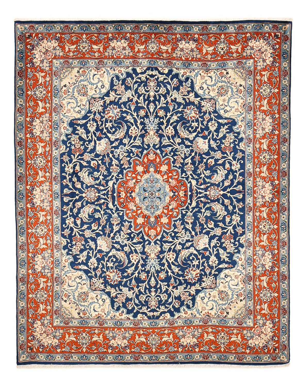 Alfombra persa - Clásica - 242 x 200 cm - azul