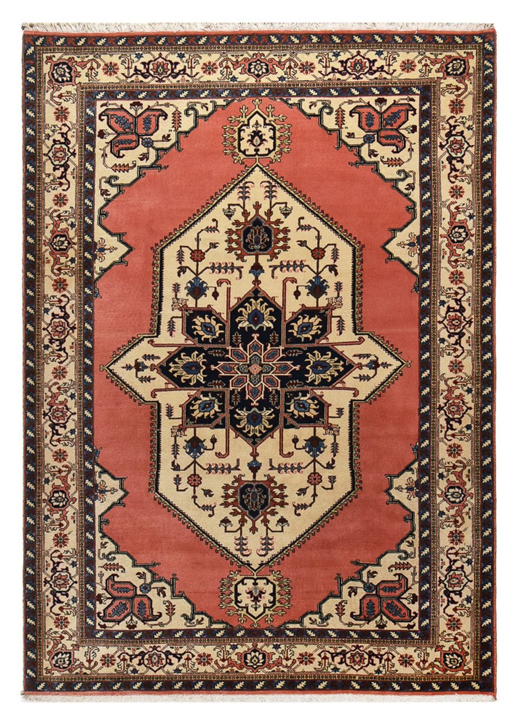Alfombra persa - Nómada - 280 x 197 cm - rojo claro