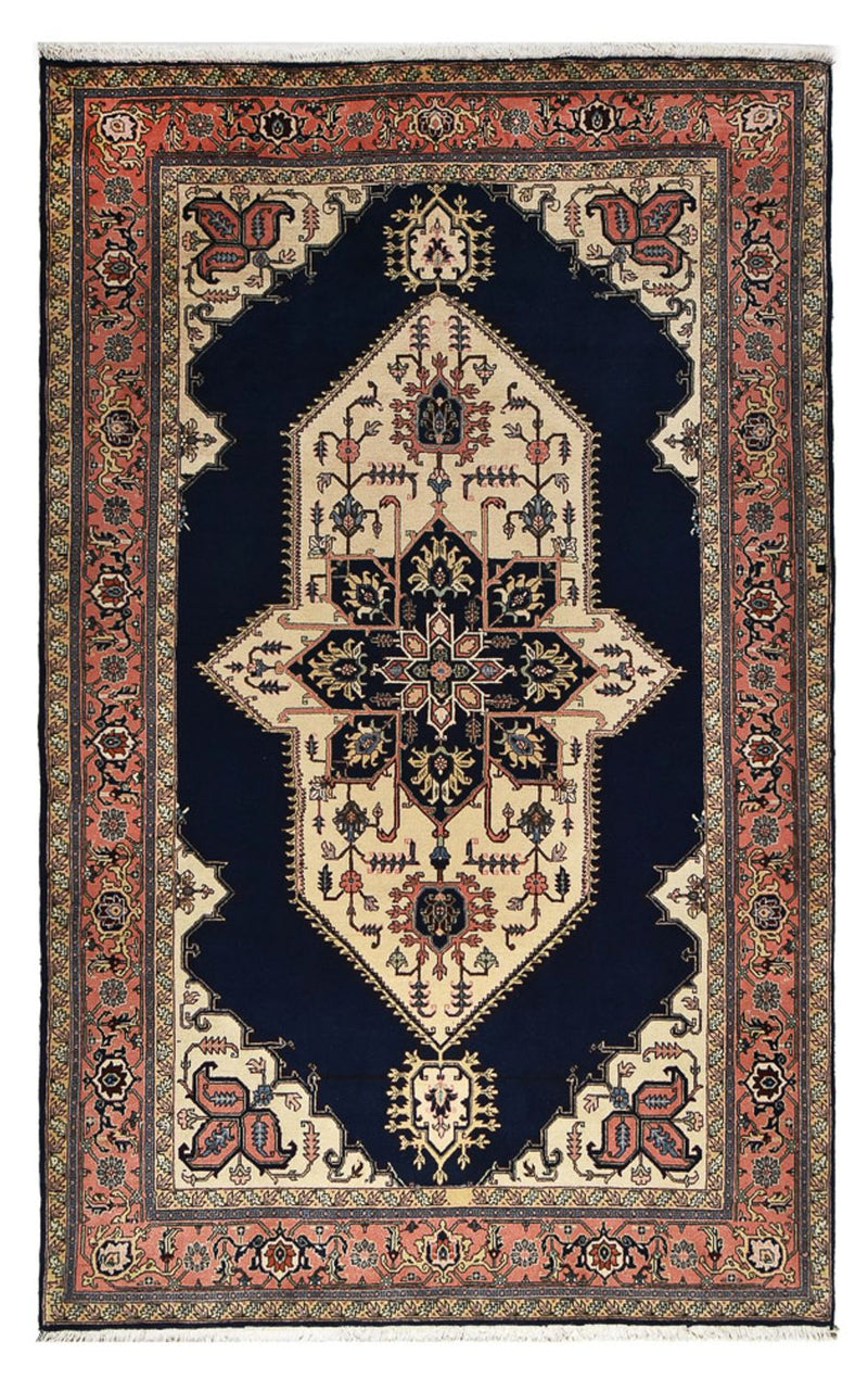 Alfombra persa - Nómada - 297 x 187 cm - azul oscuro