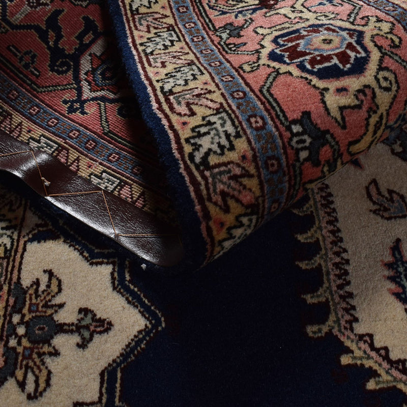 Alfombra persa - Nómada - 297 x 187 cm - azul oscuro