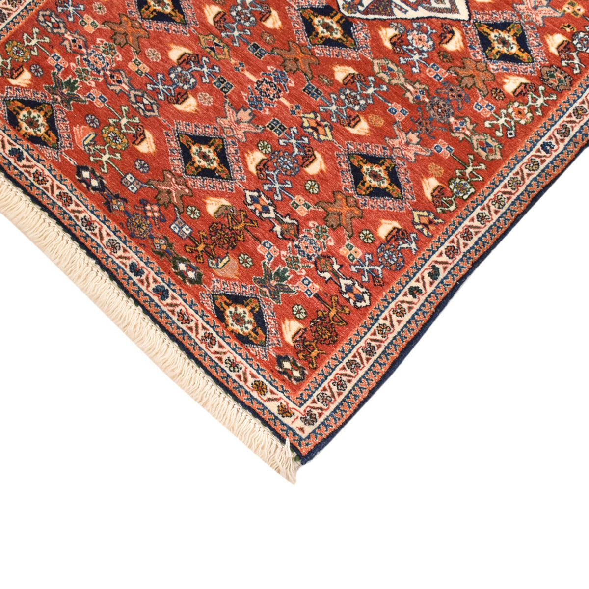 Alfombra Gabbeh - Persa Kashkuli - 88 x 61 cm - multicolor