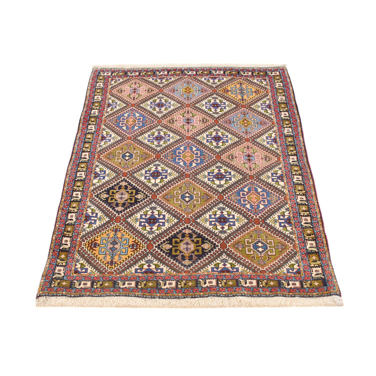 Alfombra Gabbeh - Persa Kashkuli - 144 x 97 cm - multicolor