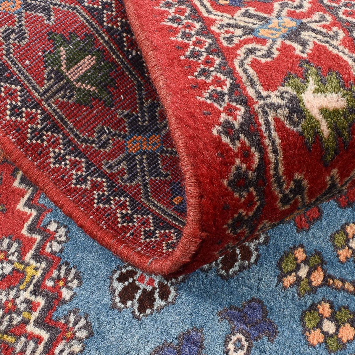 Alfombra persa - Nómada - 154 x 113 cm - multicolor