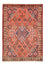 Alfombra persa - Nómada - 160 x 113 cm - rojo claro
