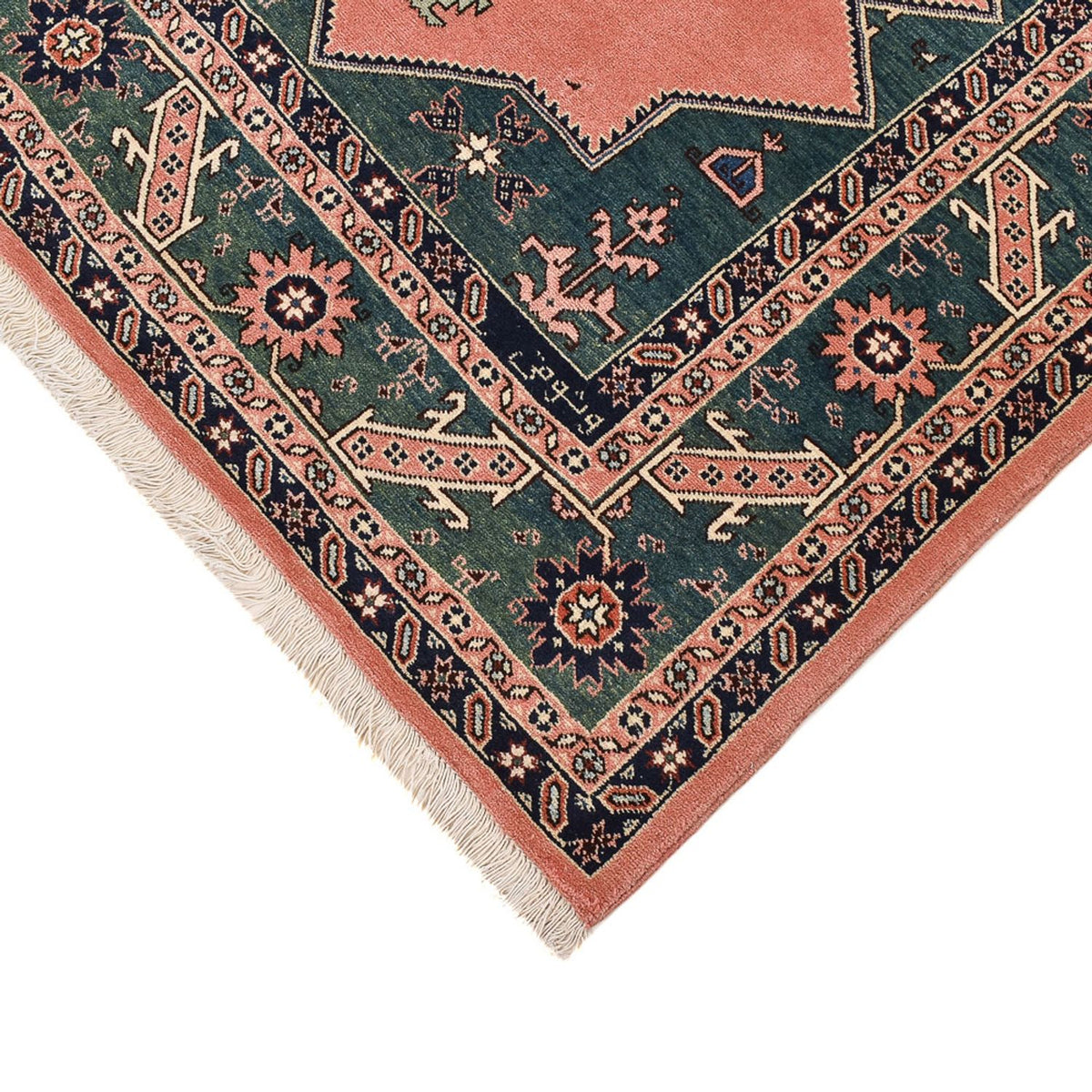 Alfombra persa - Nómada - 248 x 174 cm - rojo claro