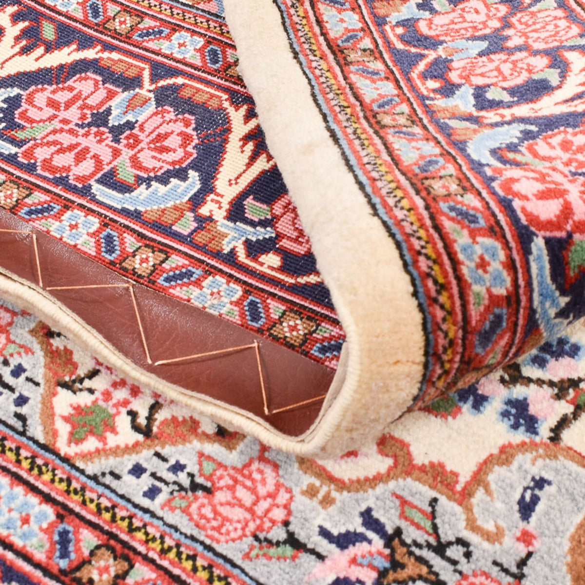 Alfombra persa - Nómada - 164 x 120 cm - rosa