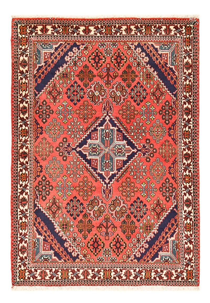 Alfombra persa - Nómada - 160 x 110 cm - rojo claro