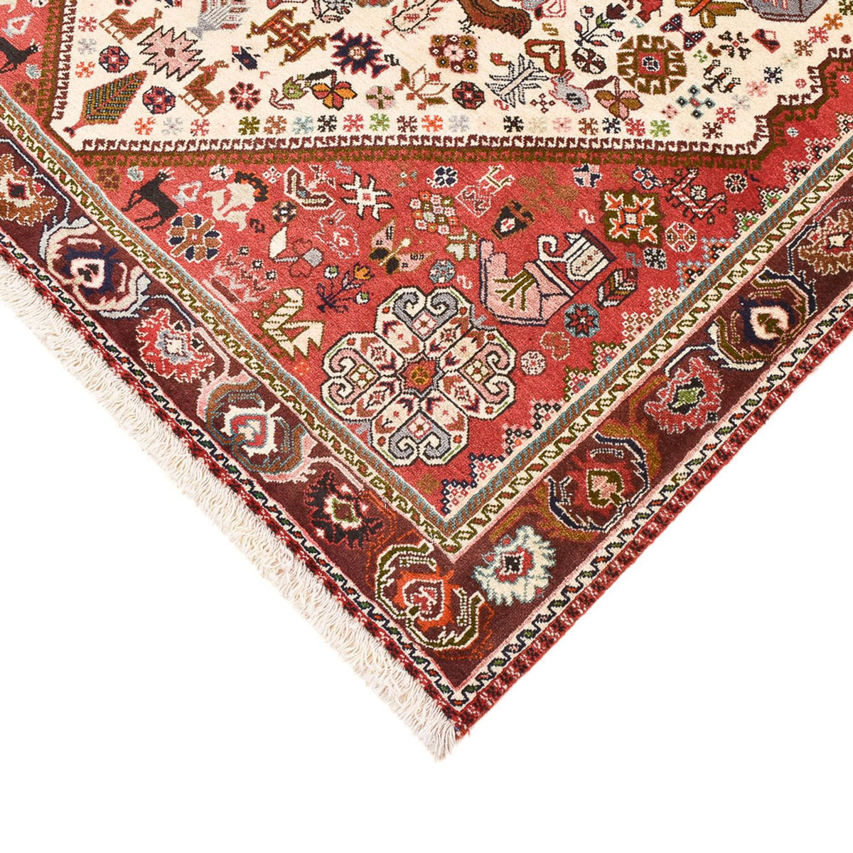 Alfombra Gabbeh - Persa Kashkuli - 200 x 150 cm - crema