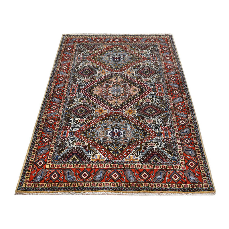 Alfombra persa - Nómada - 200 x 135 cm - multicolor