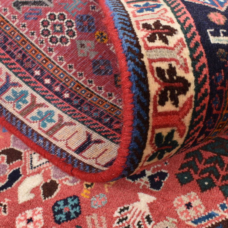 Alfombra de pasillo Alfombra Gabbeh - Persa Kashkuli - 296 x 80 cm - rojo