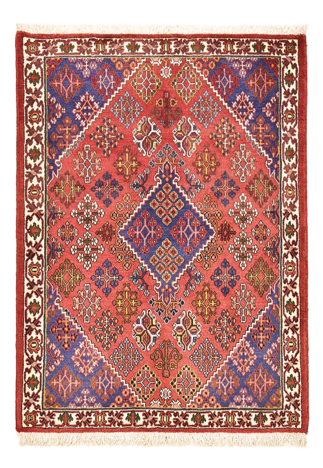 Alfombra persa - Nómada - 162 x 112 cm - multicolor