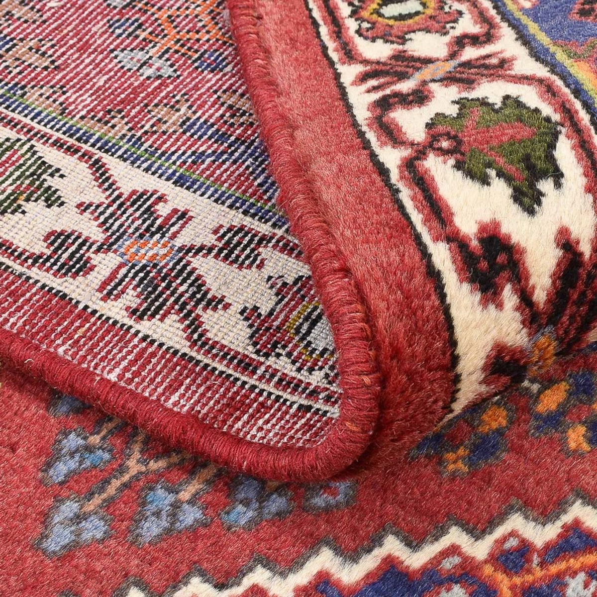 Alfombra persa - Nómada - 162 x 112 cm - multicolor