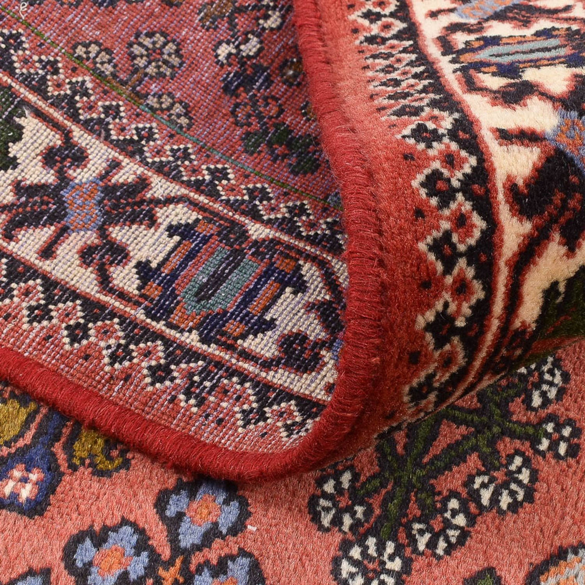 Alfombra persa - Nómada - 165 x 116 cm - rojo claro