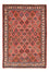 Alfombra persa - Nómada - 161 x 111 cm - rojo claro