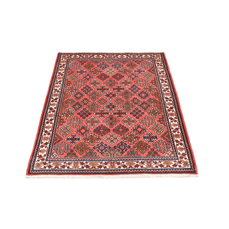 Alfombra persa - Nómada - 161 x 111 cm - rojo claro