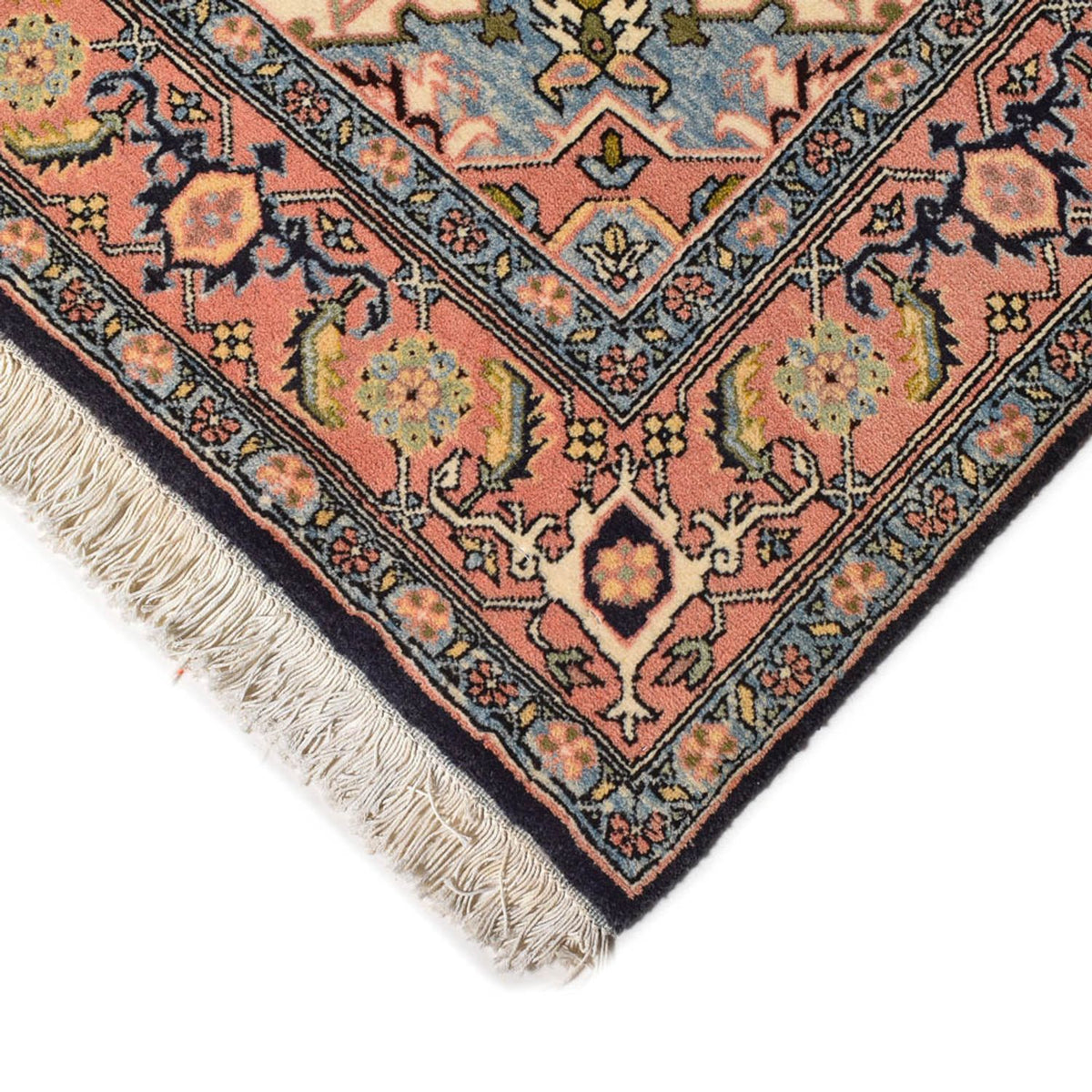 Alfombra persa - Nómada - 218 x 150 cm - azul oscuro