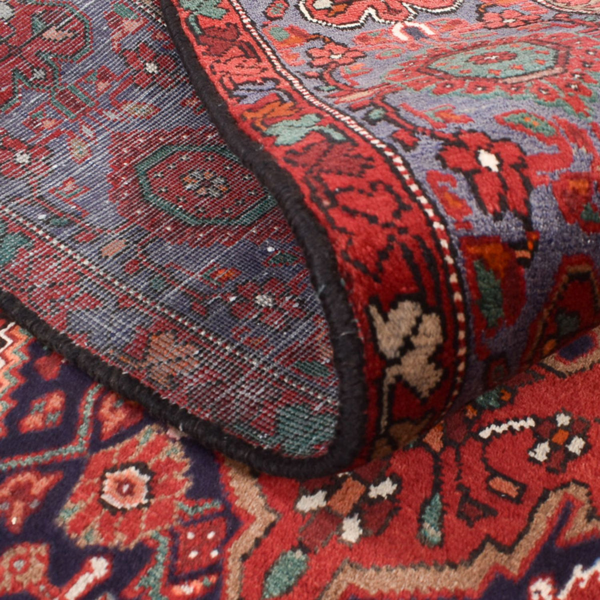 Alfombra persa - Nómada - 216 x 136 cm - rojo