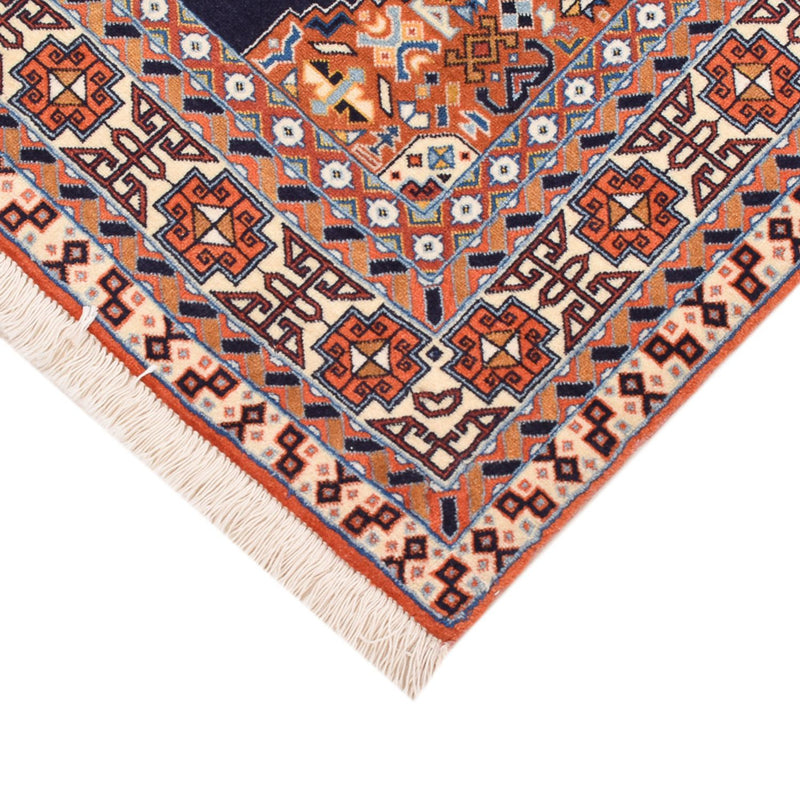 Alfombra Persa - Tabriz - Real - 142 x 100 cm - azul oscuro