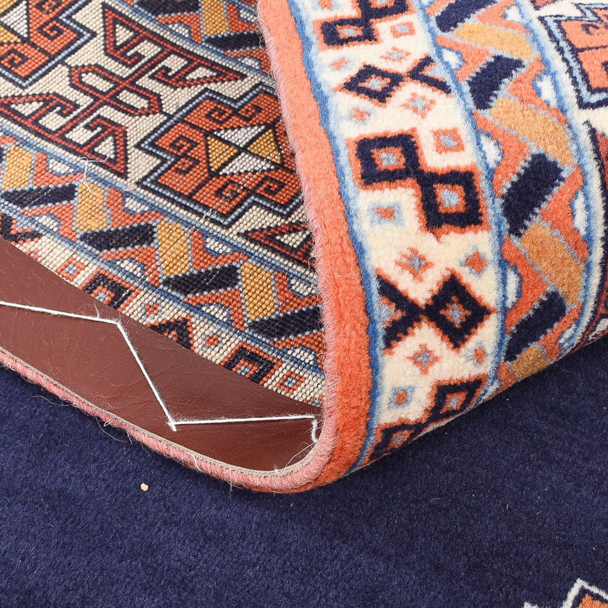 Alfombra Persa - Tabriz - Real - 142 x 100 cm - azul oscuro