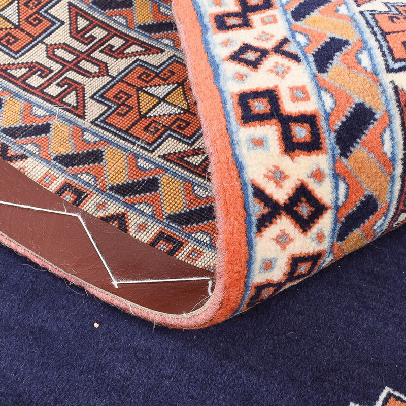 Alfombra Persa - Tabriz - Real - 142 x 100 cm - azul oscuro