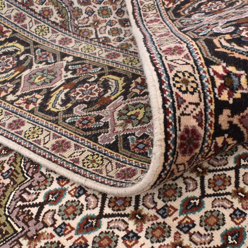 Alfombra Persa - Tabriz - Real cuadrado  - 212 x 200 cm - marrón