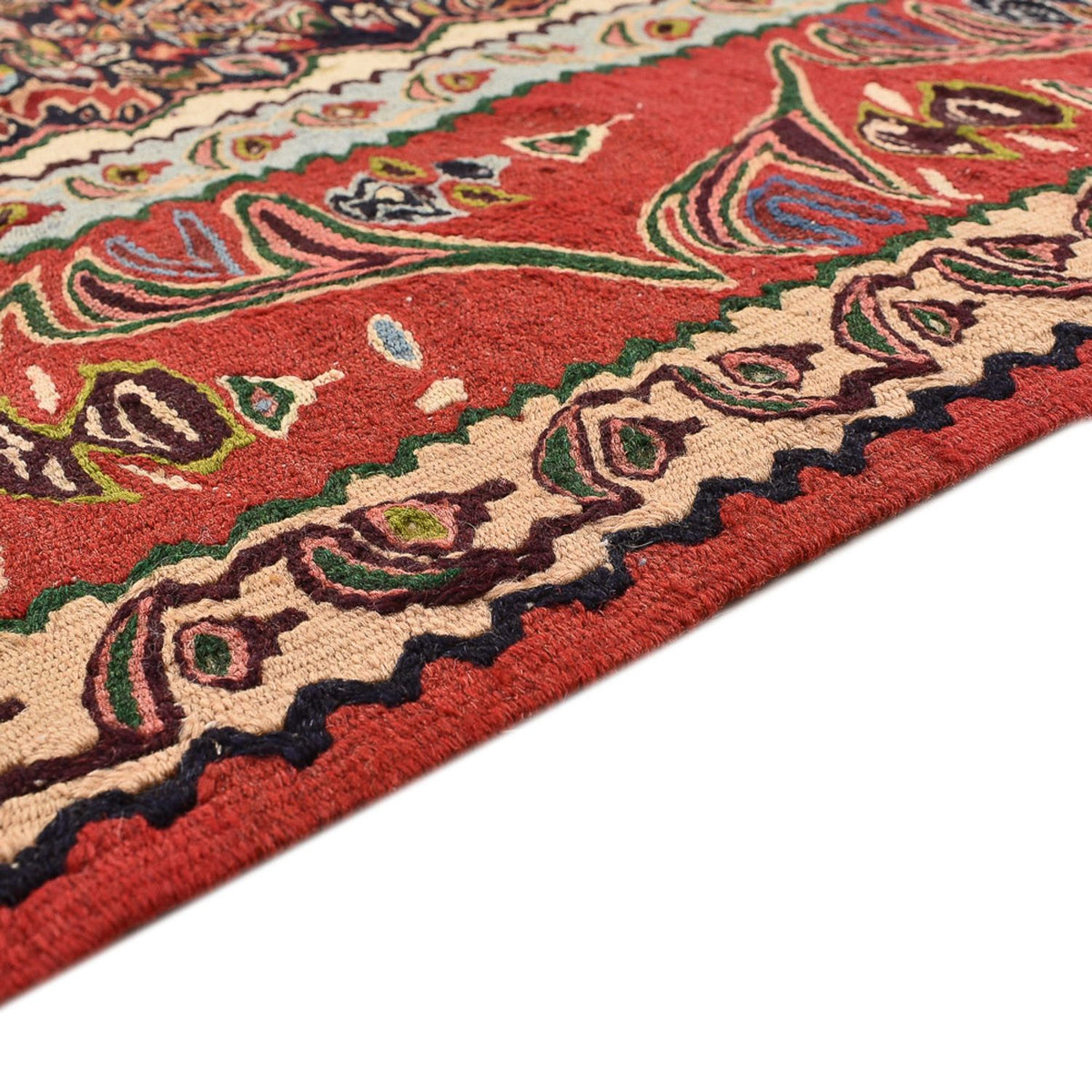 Alfombra Kelim - Oriental - 287 x 203 cm - terracota