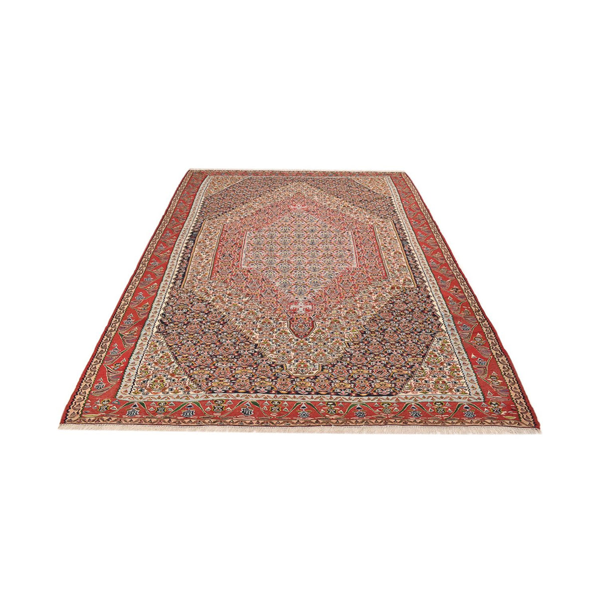 Alfombra Kelim - Oriental - 287 x 203 cm - terracota
