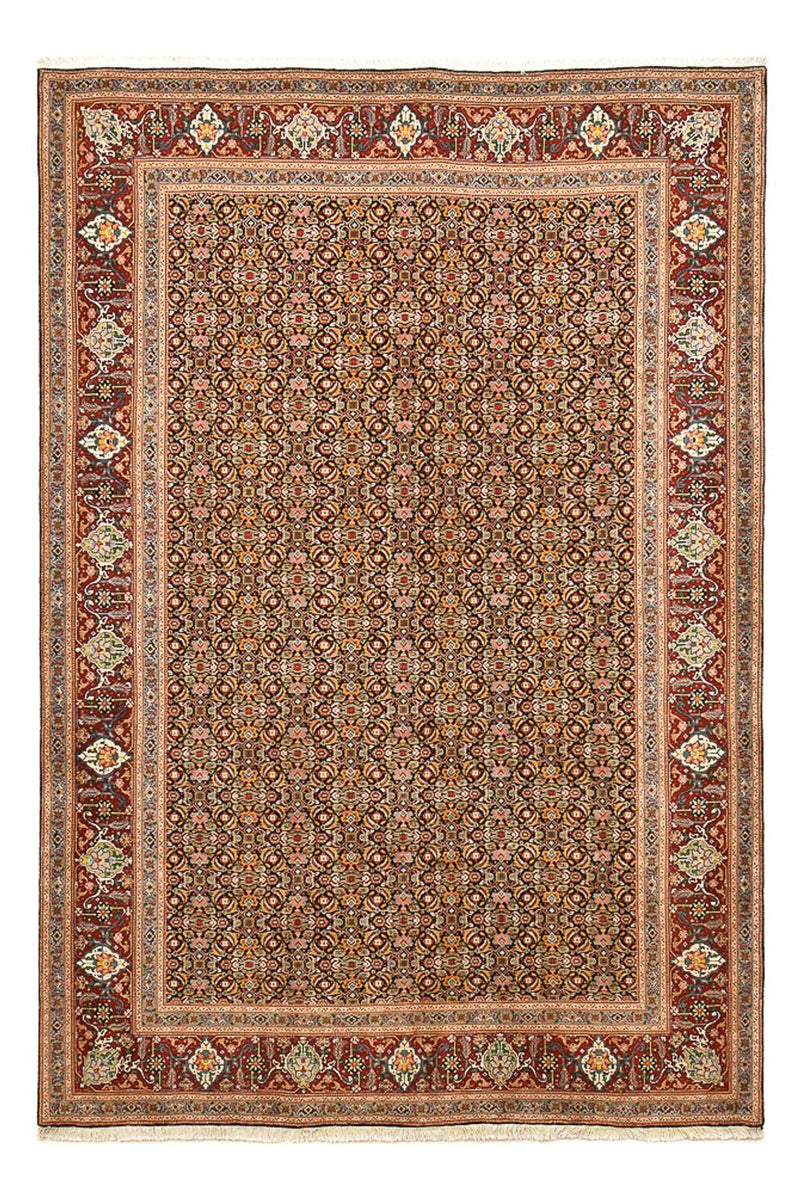 Alfombra Persa - Tabriz - Real - 303 x 200 cm - beige oscuro