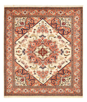 Alfombra persa - Nómada - 222 x 195 cm - crema