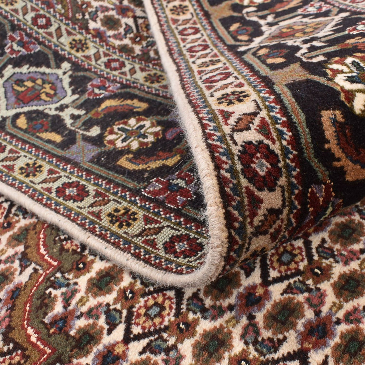 Alfombra Persa - Tabriz - Real cuadrado  - 206 x 202 cm - marrón claro