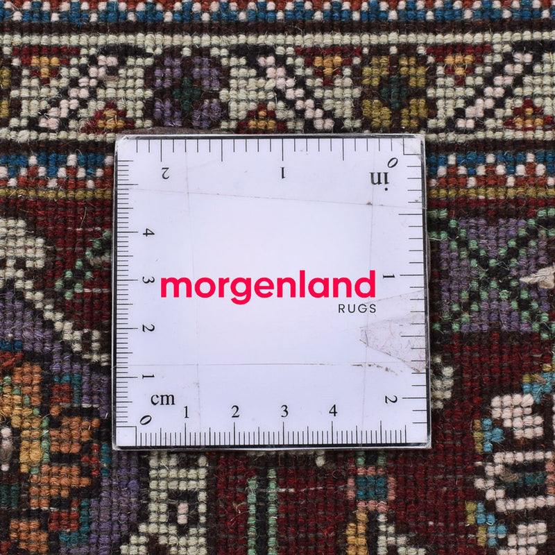 Alfombra Persa - Tabriz - Real cuadrado  - 204 x 198 cm - marrón