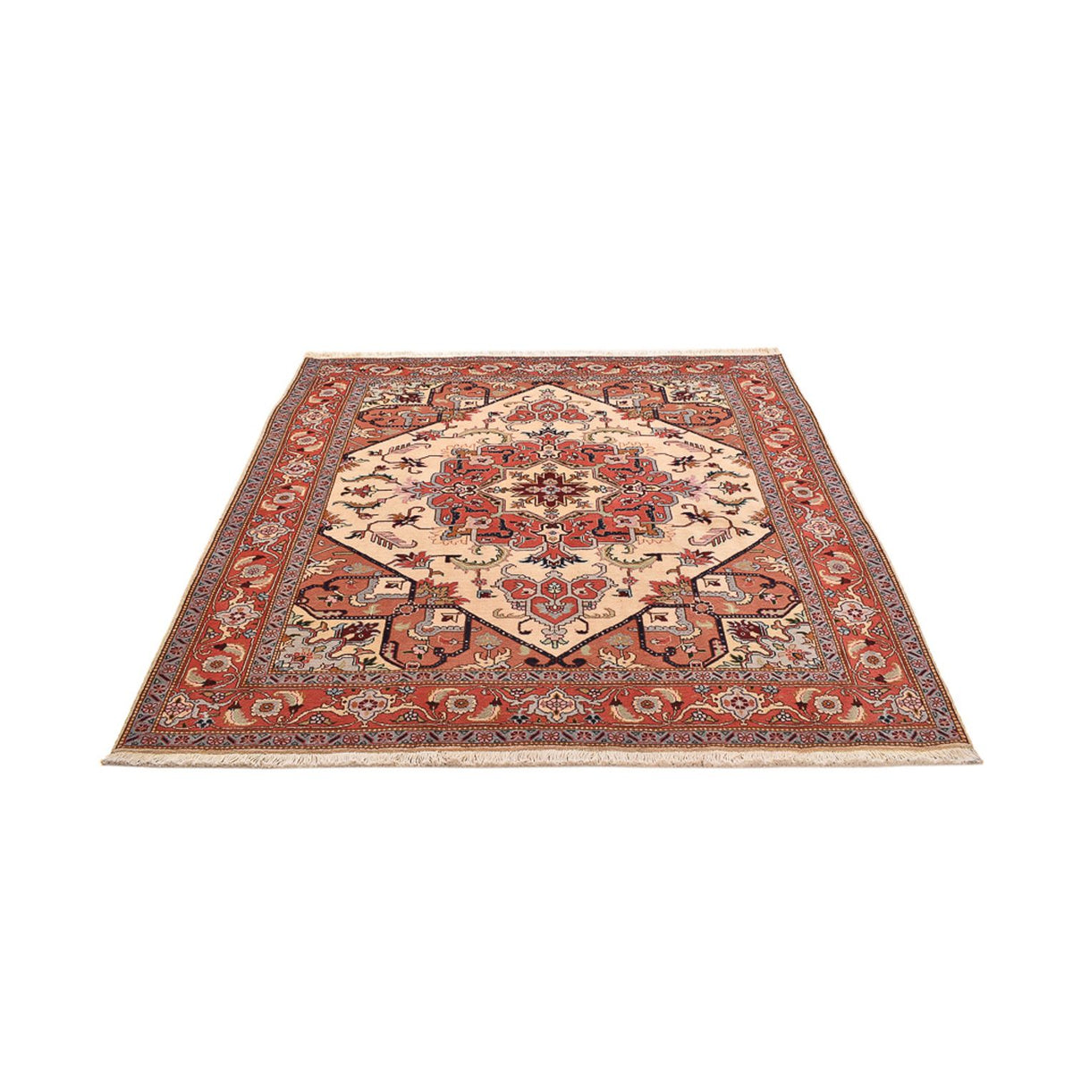 Alfombra persa - Nómada cuadrado  - 200 x 200 cm - crema