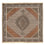 Alfombra Persa - Tabriz - Real cuadrado  - 206 x 202 cm - marrón claro