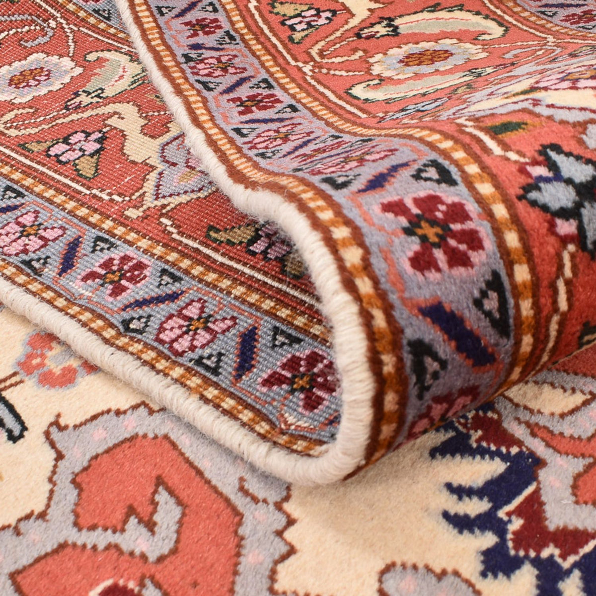 Alfombra persa - Nómada cuadrado - 218 x 200 cm - crema