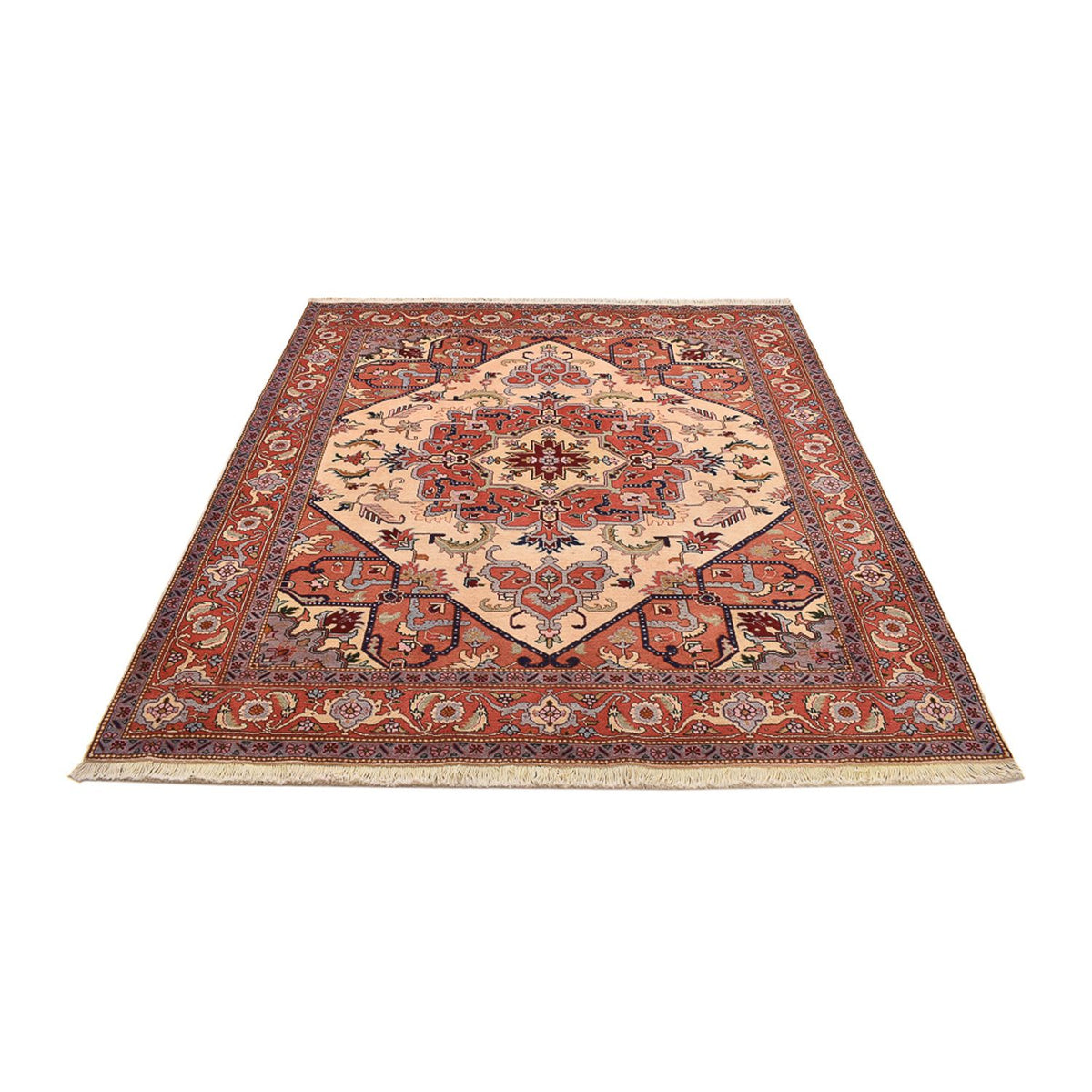 Alfombra persa - Nómada cuadrado - 218 x 200 cm - crema