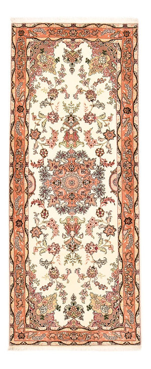 Alfombra de pasillo Alfombra Persa - Tabriz - Real - 204 x 81 cm - multicolor