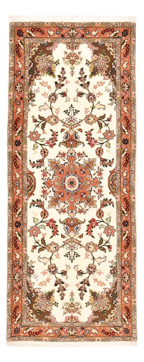 Alfombra de pasillo Alfombra Persa - Tabriz - Real - 205 x 82 cm - multicolor