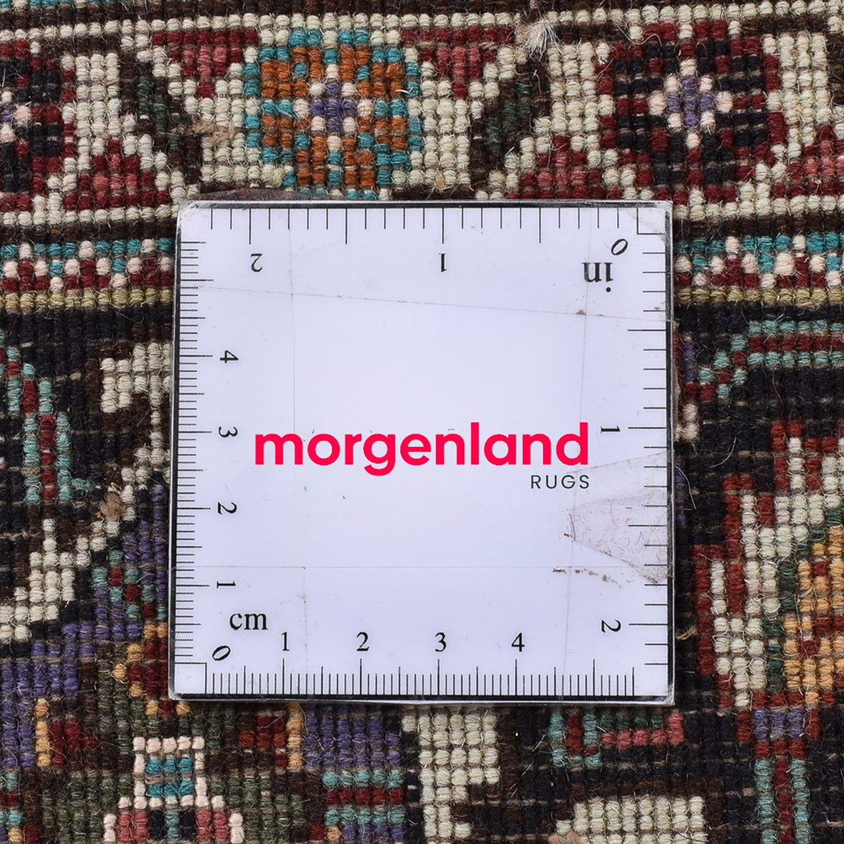 Alfombra Persa - Tabriz - Real cuadrado  - 200 x 197 cm - marrón claro