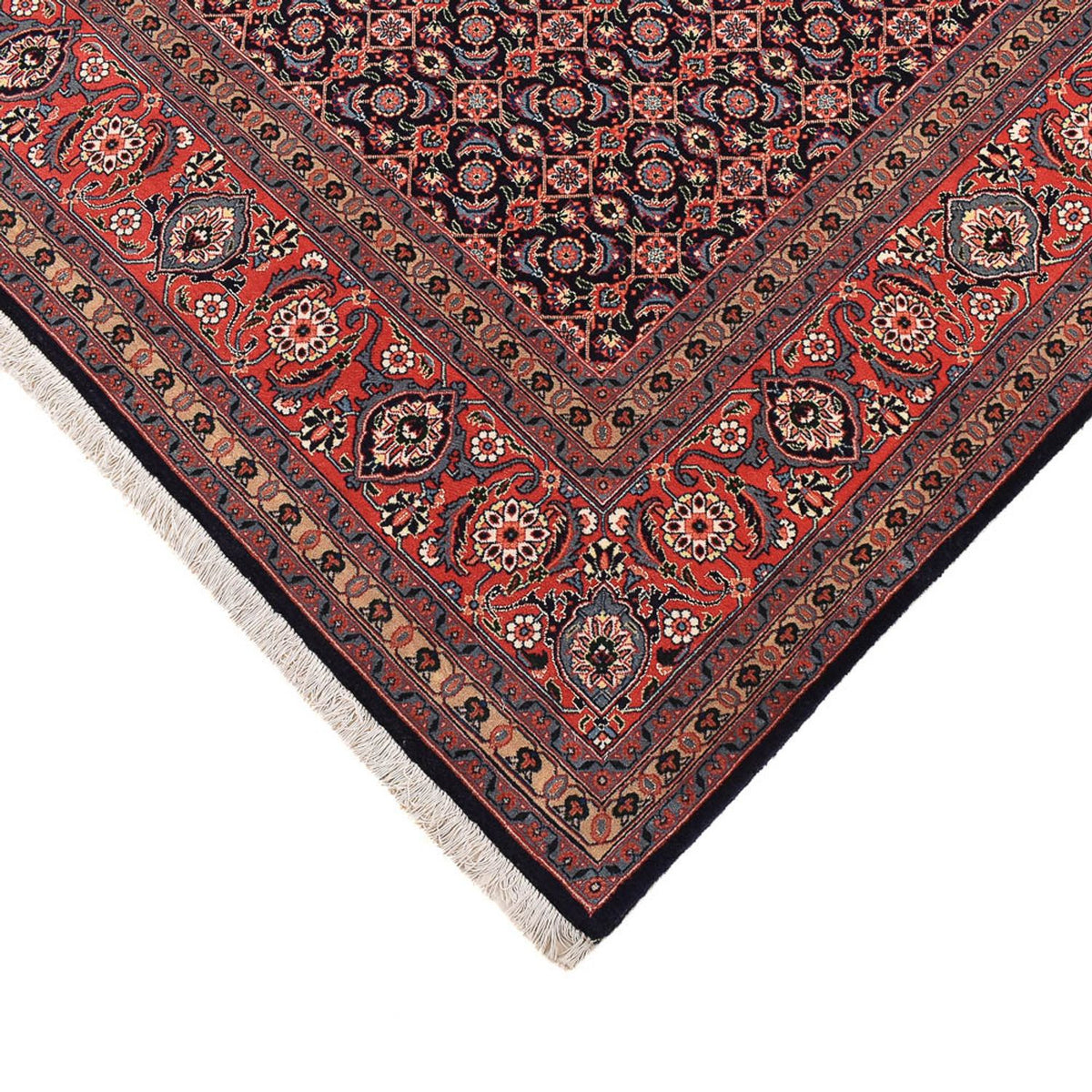 Alfombra Persa - Tabriz - Real cuadrado  - 210 x 200 cm - rojo claro