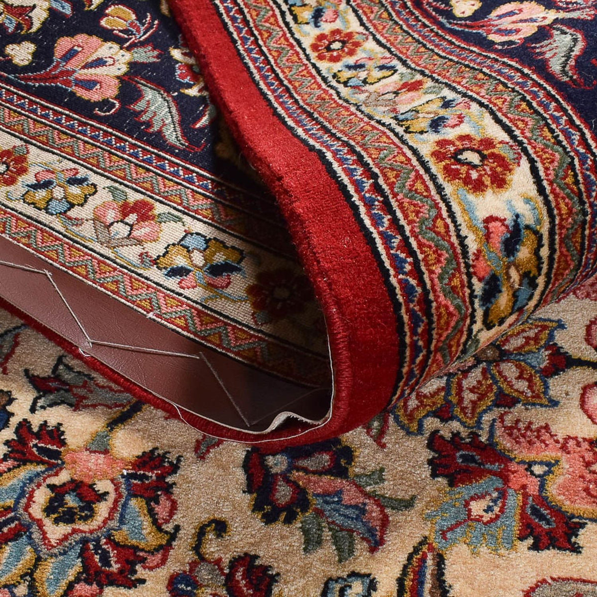 Alfombra persa - Ghom - 365 x 252 cm - crema