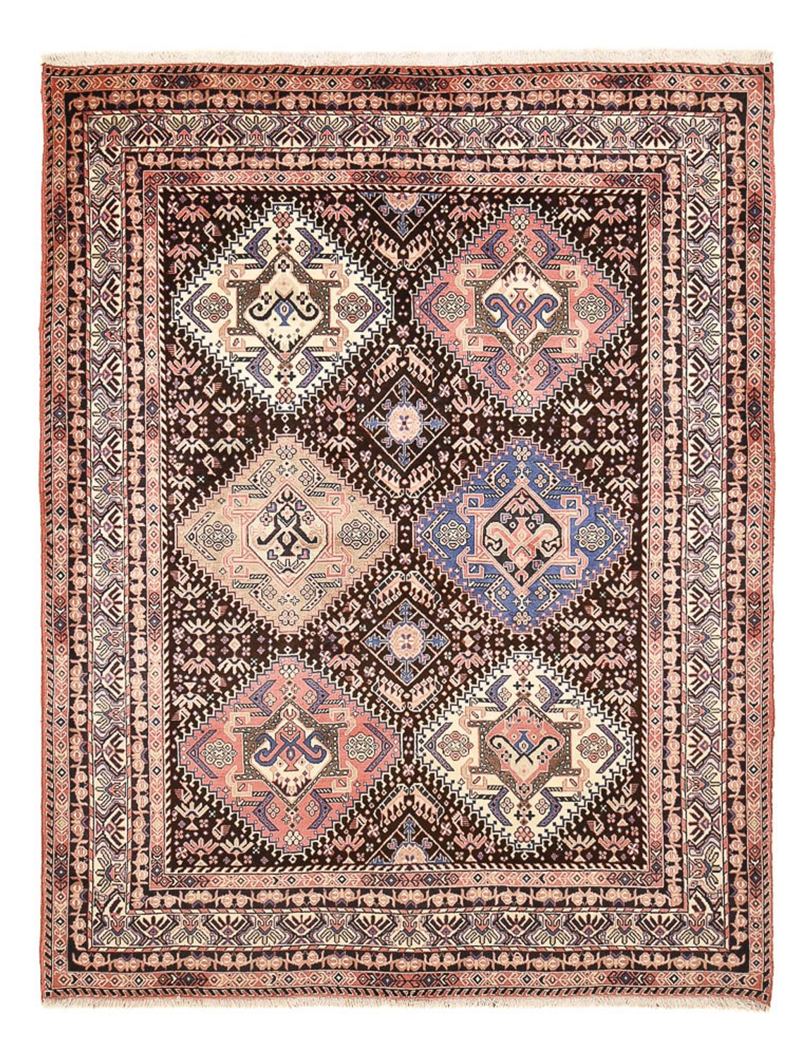 Alfombra persa - Nómada - 255 x 195 cm - multicolor