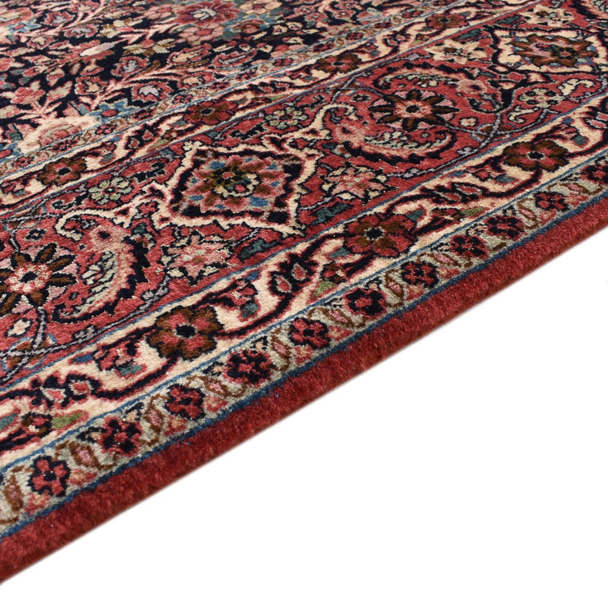 Alfombra persa - Bidjar - 292 x 203 cm - rojo claro