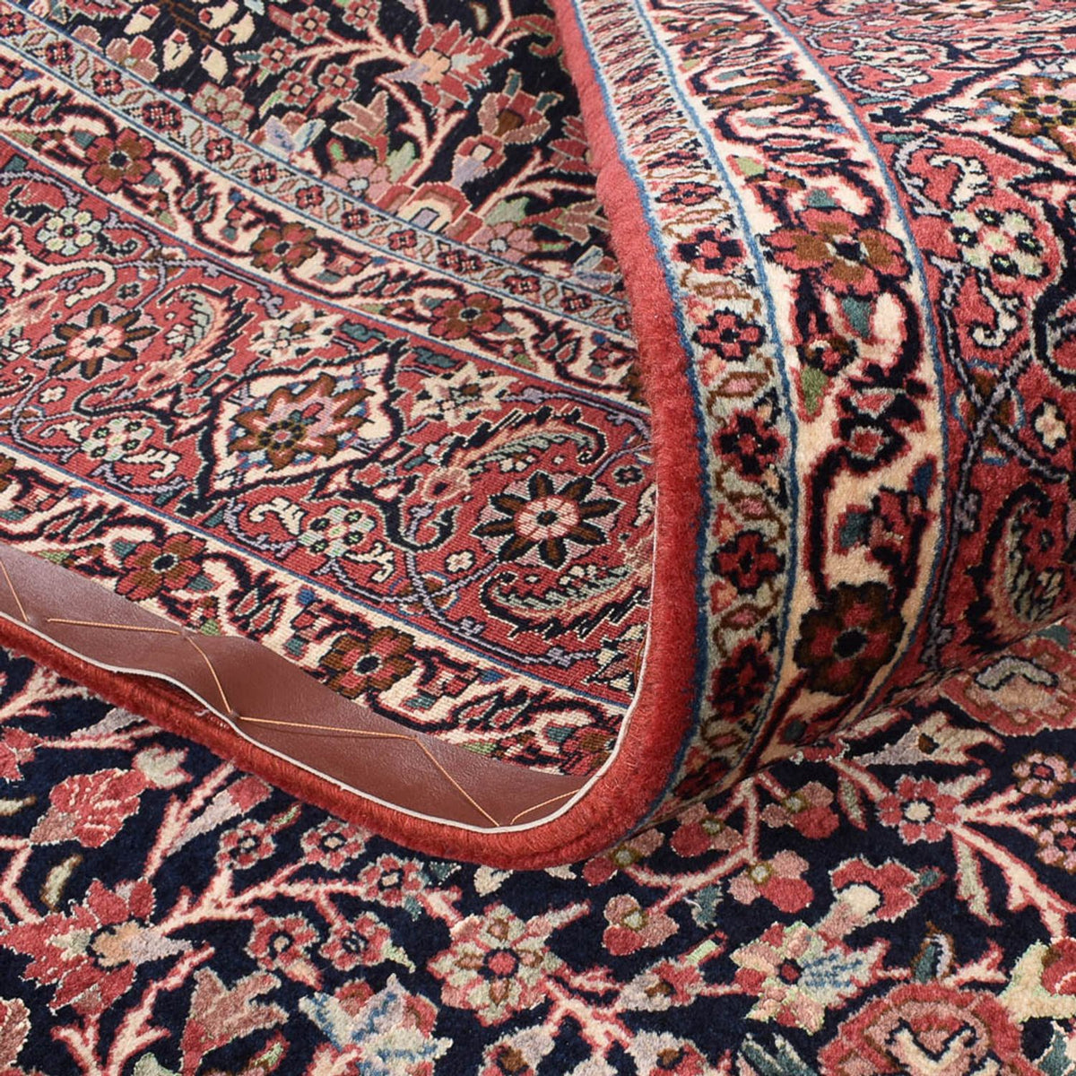 Alfombra persa - Bidjar - 292 x 203 cm - rojo claro