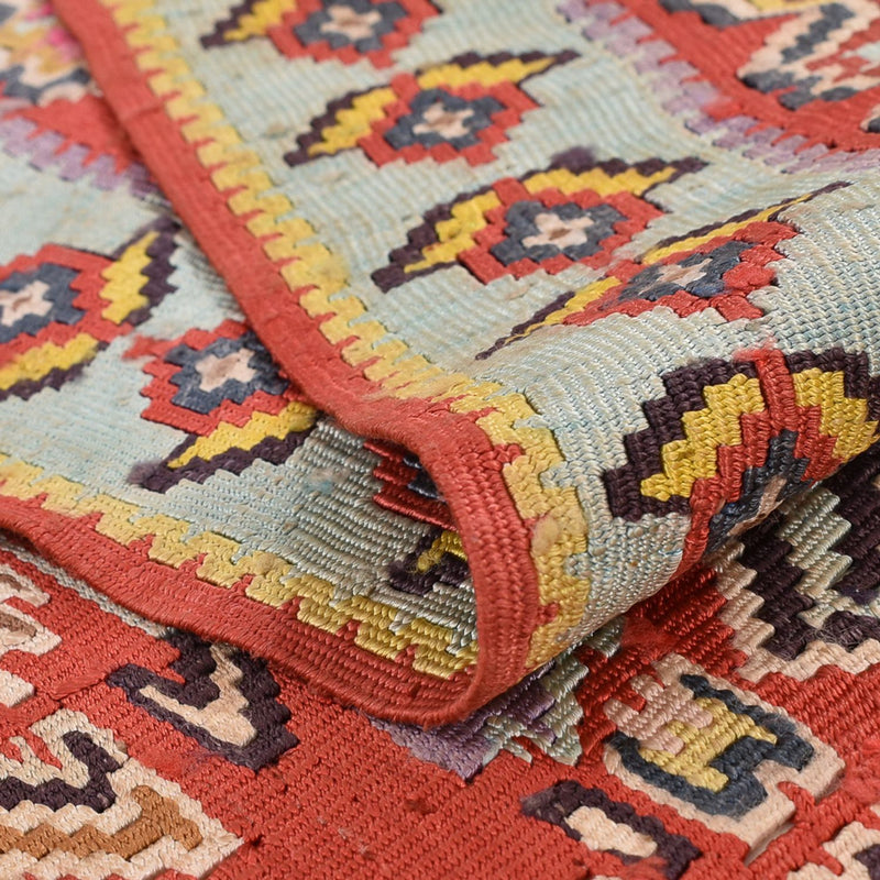 Alfombra Kelim - Oriental - 265 x 156 cm - rojo