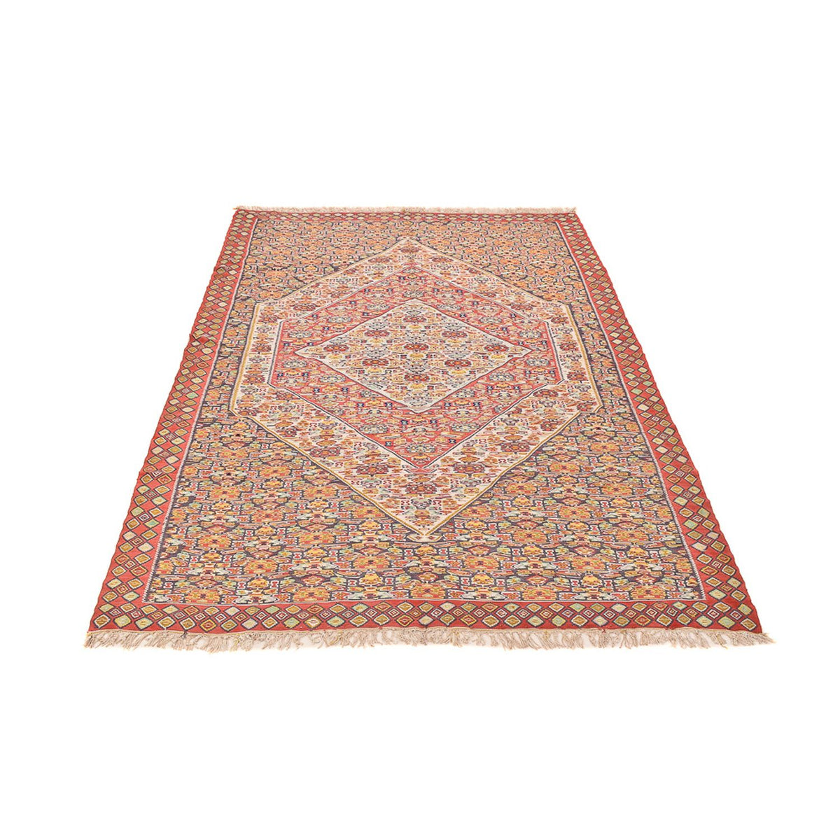 Alfombra Kelim - Oriental - 255 x 165 cm - marrón claro