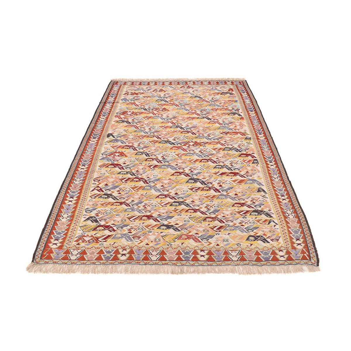 Alfombra Kelim - Oriental - 255 x 160 cm - caramelo