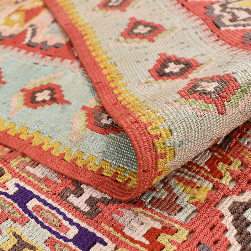 Alfombra Kelim - Oriental - 270 x 158 cm - rojo claro