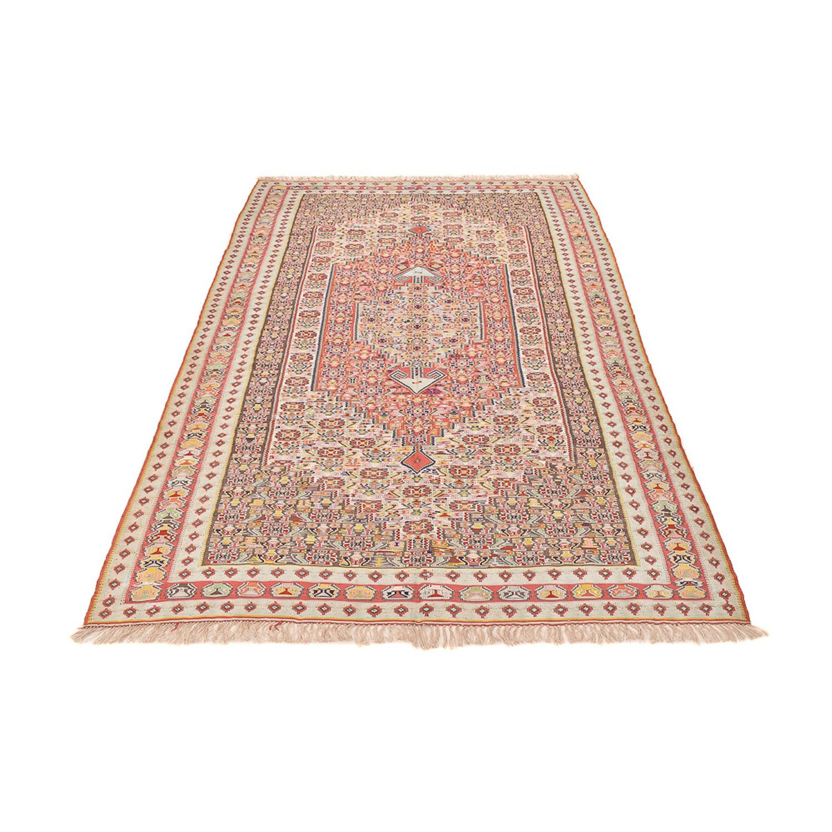Alfombra Kelim - Oriental - 270 x 158 cm - rojo claro
